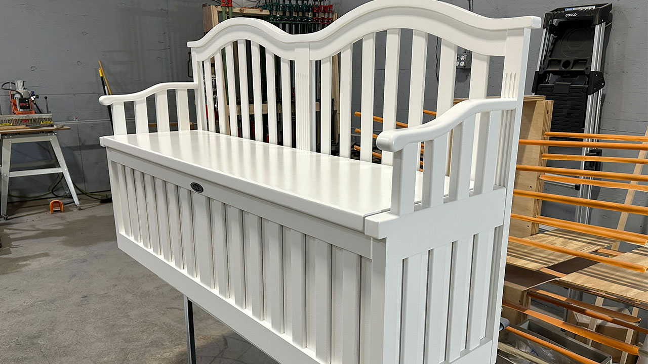 Crib to Bench Conversion as Built