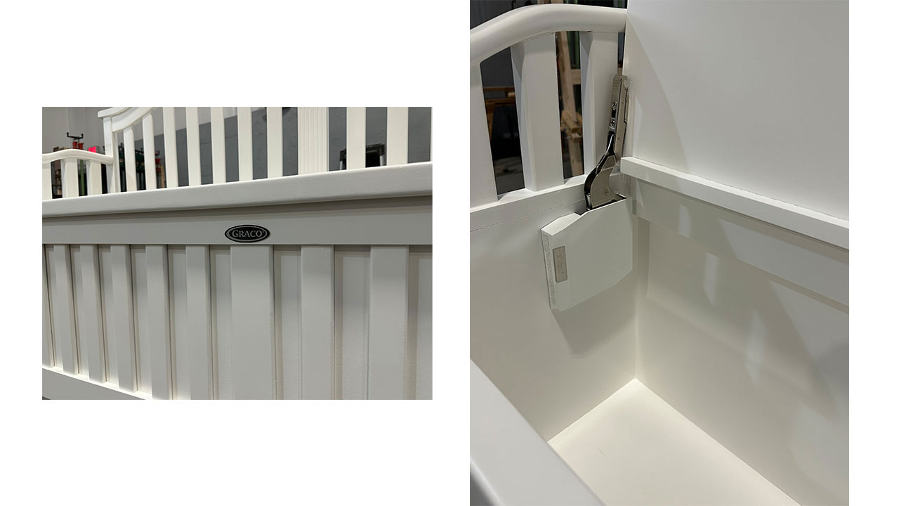 Crib to Bench Conversion Detail